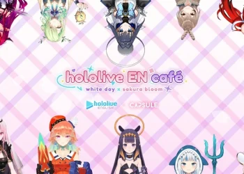 hololive English x CAPSULE「白色情人節Ｘ櫻花季」快閃咖啡廳 將自3月10日起在松山開設