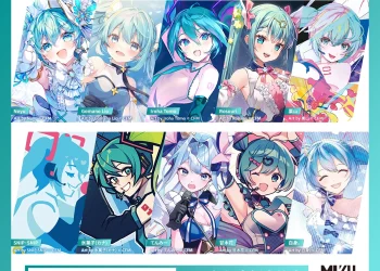 2023 pixiv×Crypton「HATSUNE MIKU EXPO 10周年紀念插畫比賽」得獎作品 於7-11 ibon開放印製