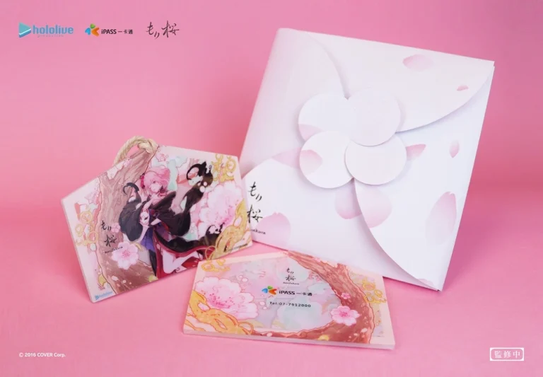 Vtuber Mori Calliope紀念酒第二彈「MoriZakuraもり桜・一輪花」、聯名繪馬一卡通開放預購中 8 hololiveenmoricalliopemorizakura2ndgoodsandipass03