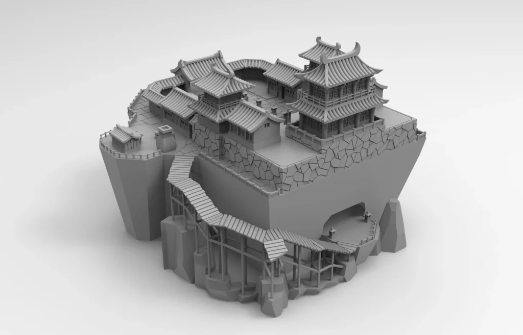 唐門的傳說暗器我一手掌握!KH model studio《活俠傳》掌中唐門微縮模型 29 ff43khmodelobbstudiolegendhouse42