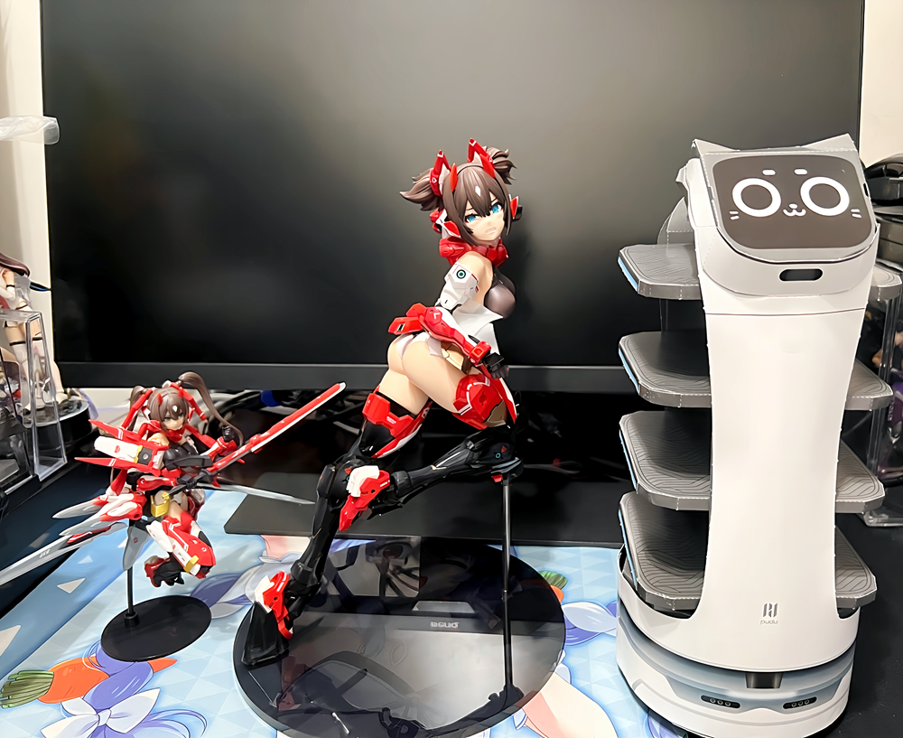 《BellaBot機器人情報特刊》紙模型 貓咪送餐機器人微縮化身機娘坐騎 6 bellabotpaperopen04