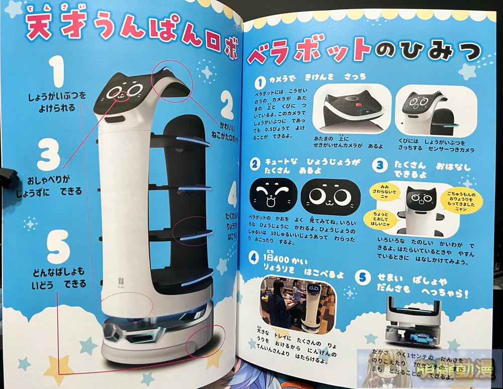 《BellaBot機器人情報特刊》紙模型 貓咪送餐機器人微縮化身機娘坐騎 3 bellabotpaperopen09