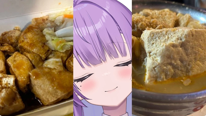 Vtuber乙夏鈴挑戰炸臭豆腐大喊沒甚麼 一口水煮臭豆腐瞬間崩潰 7 2024rayotsukastinkytofu01