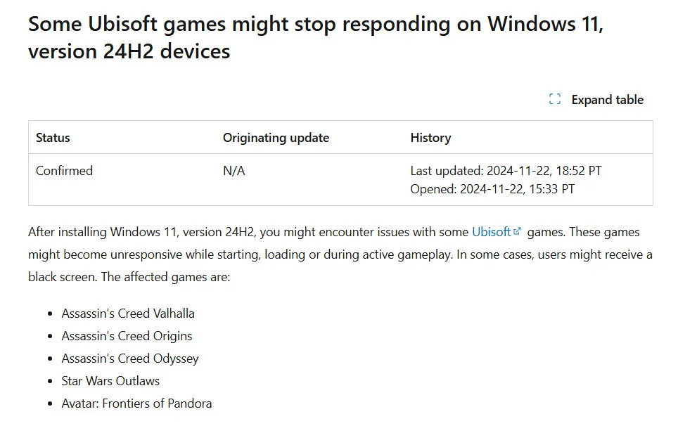玩不了遊戲可能是微軟更新的錯!Windows 11 24H2 傳出影響Ubisoft、DLsite遊戲執行 3 Windows1124h2dlsite02