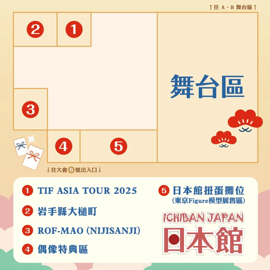 【2025TICA】ICHIBAN JAPAN 日本館公開2025台北國際動漫節舞台完整活動資訊 6 2025ticaIchiBanTohantwstagemap