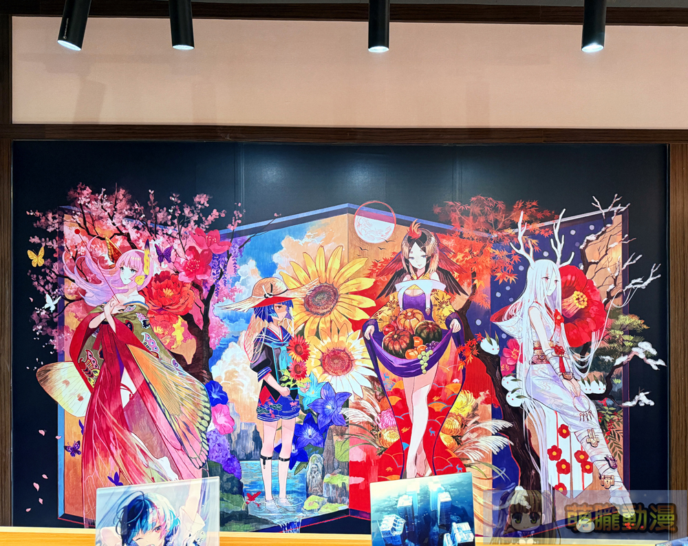 藤ちょこ插畫巡迴展「藤色巡展 in Taipei」進行中 藝廊用餐空間體驗春季繽紛 8 2025tkkincfuzichocotaipeievent04