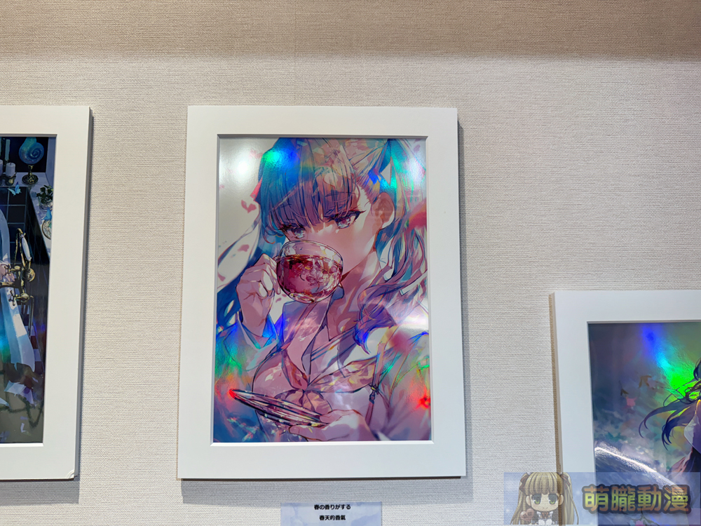 藤ちょこ插畫巡迴展「藤色巡展 in Taipei」進行中 藝廊用餐空間體驗春季繽紛 20 2025tkkincfuzichocotaipeievent27