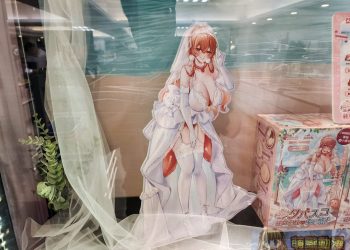 Akumatoys X VTuber塔芭絲可推出「純白花嫁の愛慾触手」飛機杯 夢天堂店鋪展示中