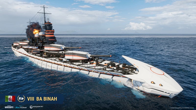 《戰艦世界》X《蔚藍檔案》第二波聯動合作正式登場  3 2025worldofwarshipsbluearchivereturnssummer03