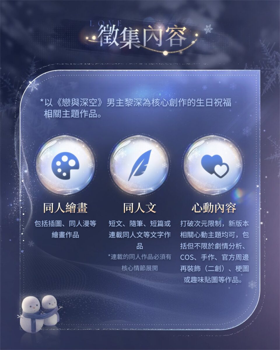 《戀與深空》黎深生日非官方應援活動 西門、中山、公館燈箱與電視牆限時亮相 24 2025sepZaynebirthday25