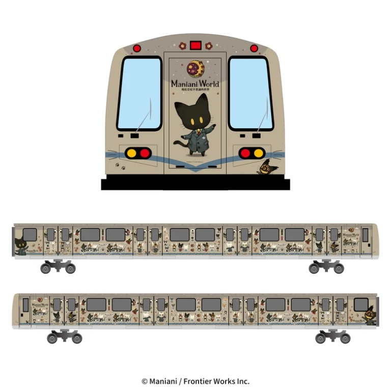 Frontier Works 原創角色品牌《Maniani World》攜手台北捷運 彩繪列車與第二彈聯名商品陸續亮相 3 2026julymanianimrtnews06